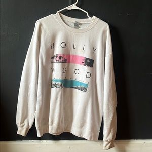 White Hollywood oversized sweater